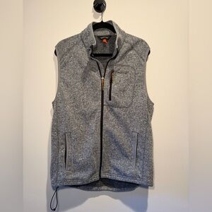 Orvis Men's Heather Gray Fleece Vest